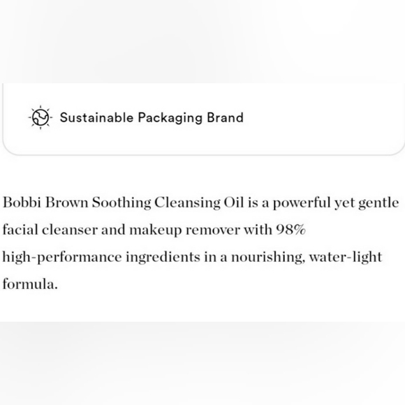 BOBBI BROWN SOOTHING CLEANSING OIL FACE CLEANSER. - Picture 11 of 14